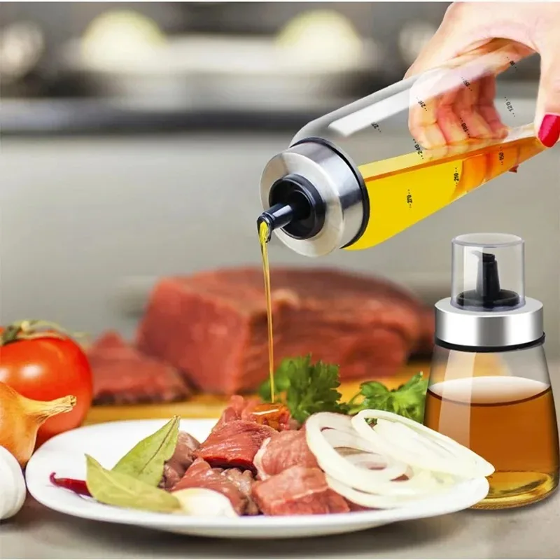 Press-Type Oil Spray Bottle for Cooking - Image 4