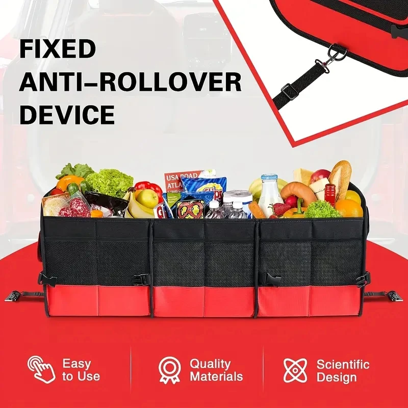 Collapsible Multi-Compartment Trunk Organizer - Image 5