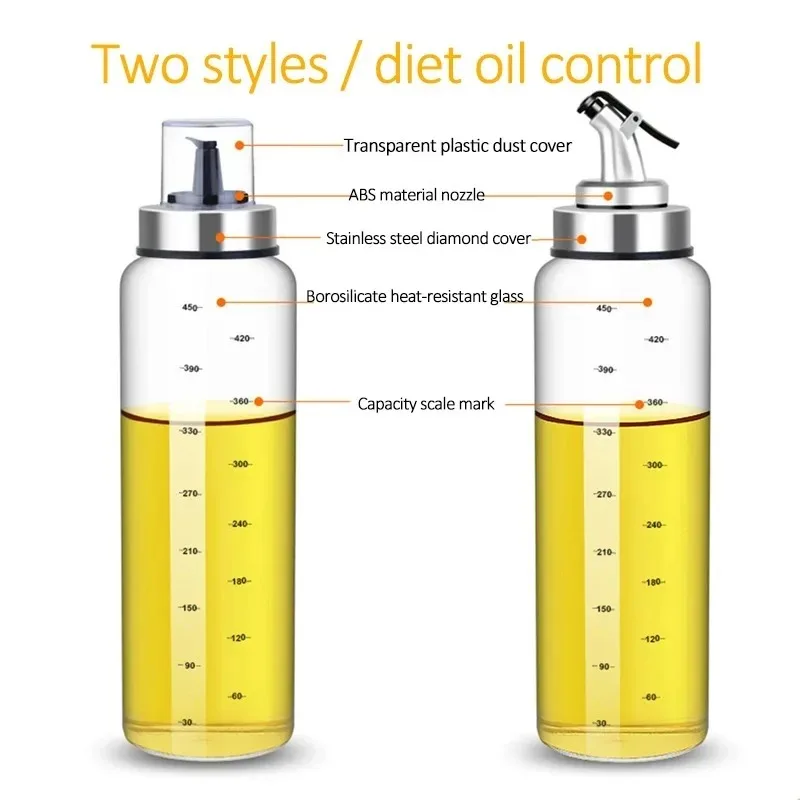Press-Type Oil Spray Bottle for Cooking - Image 5