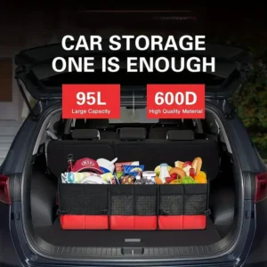 Alternative view of Collapsible Multi-Compartment Trunk Organizer