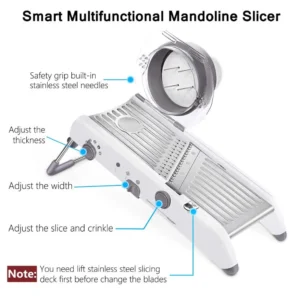 Alternative view of Adjustable Mandoline Vegetable Slicer