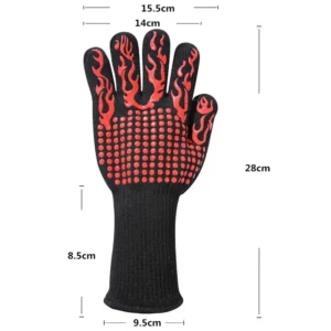 Alternative view of Heat Resistant BBQ Gloves for Grilling