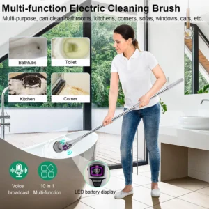 Alternative view of Cordless Bathroom Cleaning Brush Set