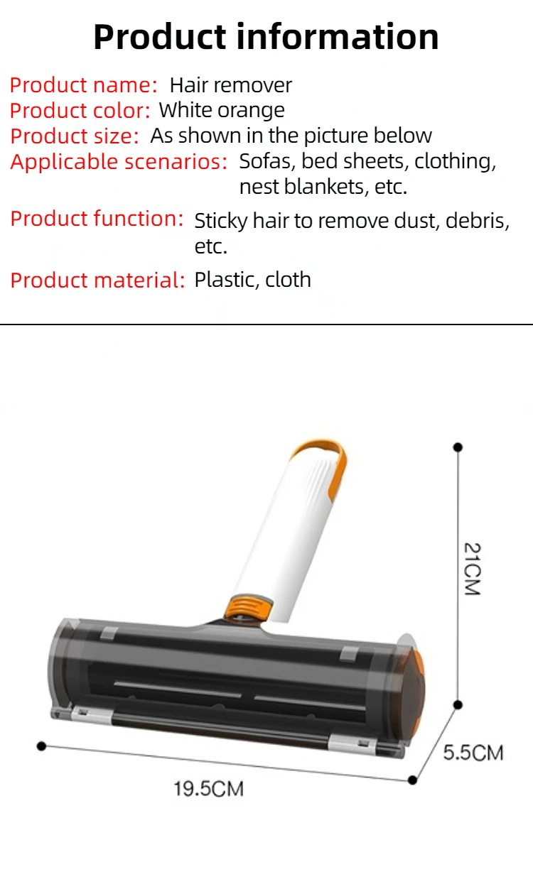 Reusable Pet Hair and Lint Remover Roller - Image 10