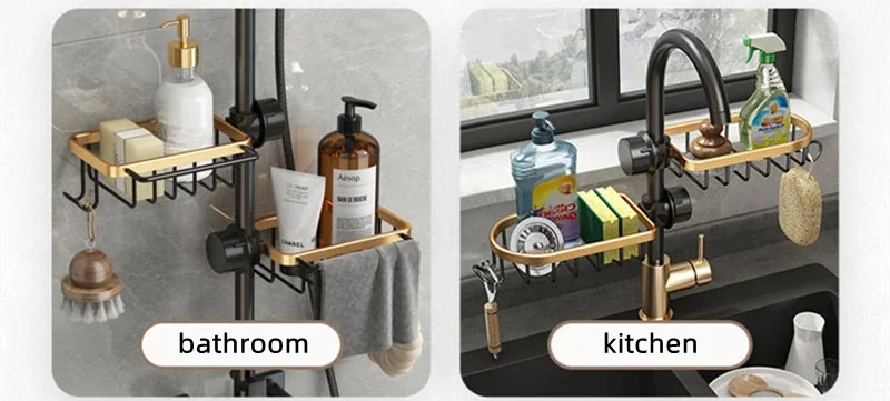 Sink Sponge and Soap Drainer Shelf for Kitchen - Image 13
