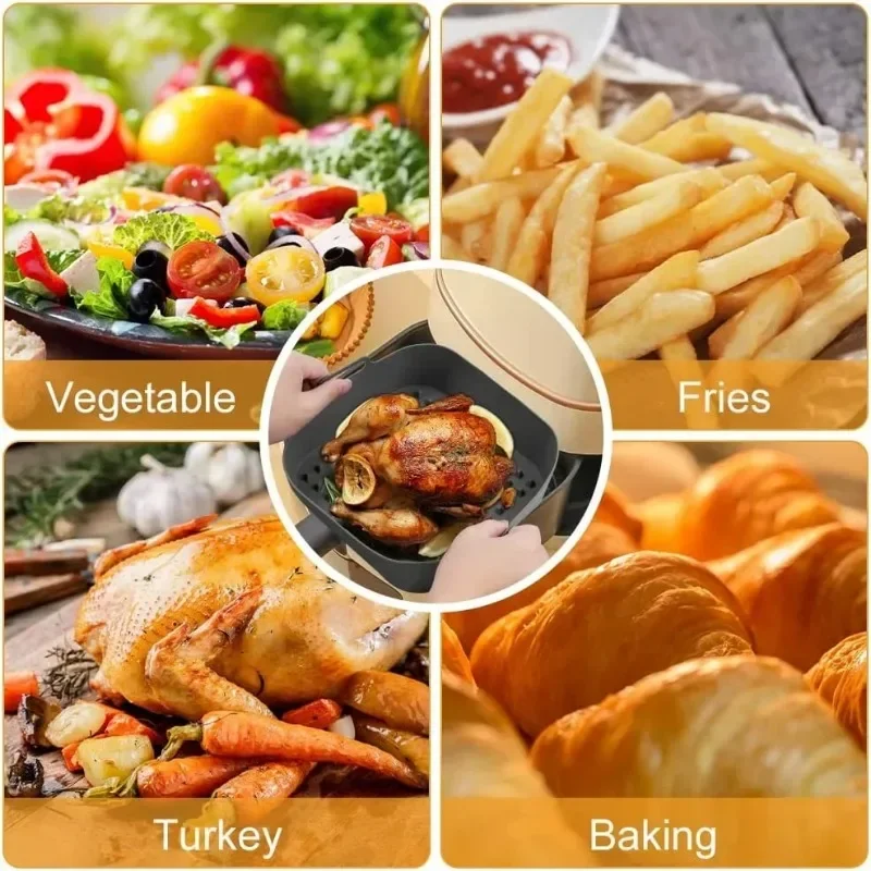 Reusable Silicone Air Fryer Basket - Image 6