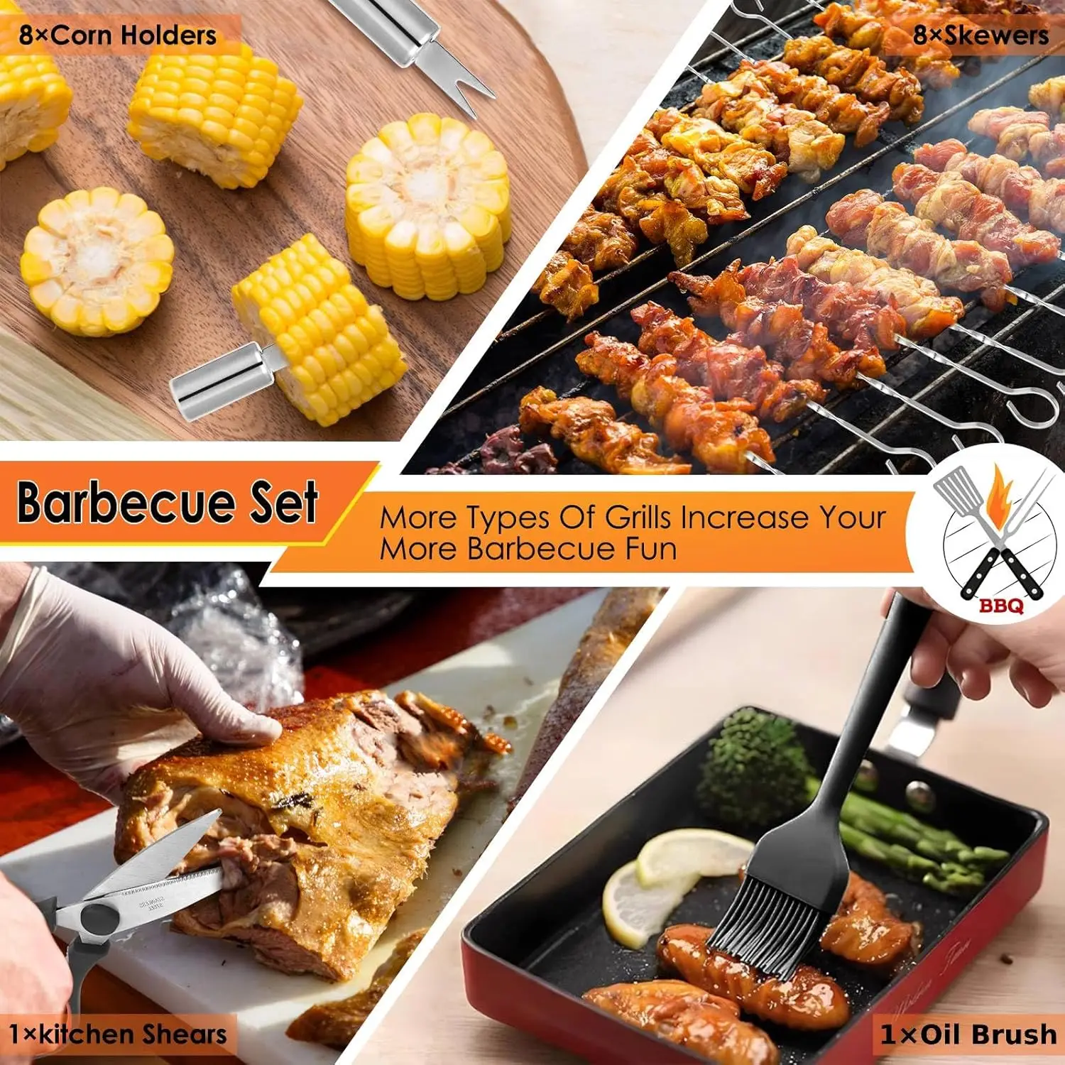 Heavy Duty BBQ Tool Set with Carry Bag - Image 4