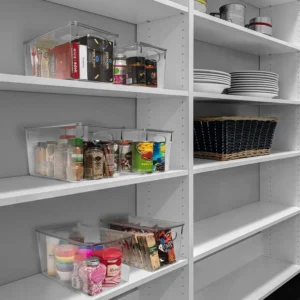 Alternative view of Pantry and Fridge Storage Bins with Lids