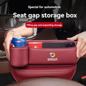 Alternative view of Leather Seat Gap Organizer with Cup Holder