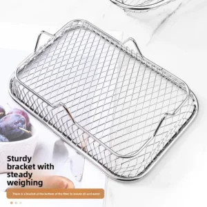 Alternative view of Stackable Air Fryer Rack for Cooking