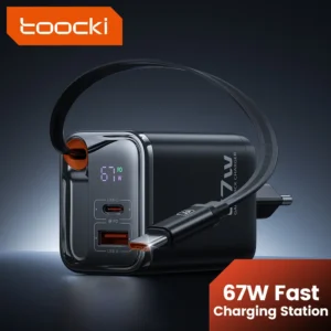 Retractable USB-C Fast Charger for Devices