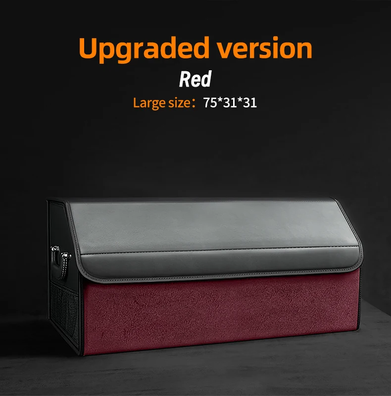 Foldable Leather Car Trunk Organizer - Image 10
