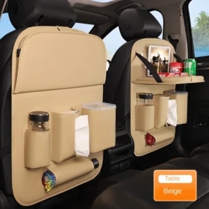 Back Seat Organizer with Tray and Bin