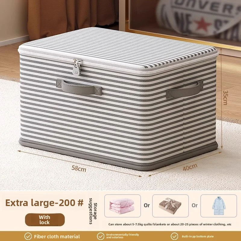 Lockable Foldable Wardrobe Storage Box - Image 4