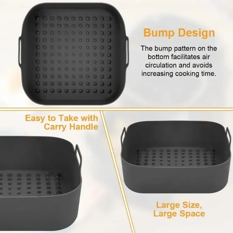 Reusable Silicone Air Fryer Basket - Image 2