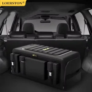 Foldable Car Trunk Storage Box with Lid