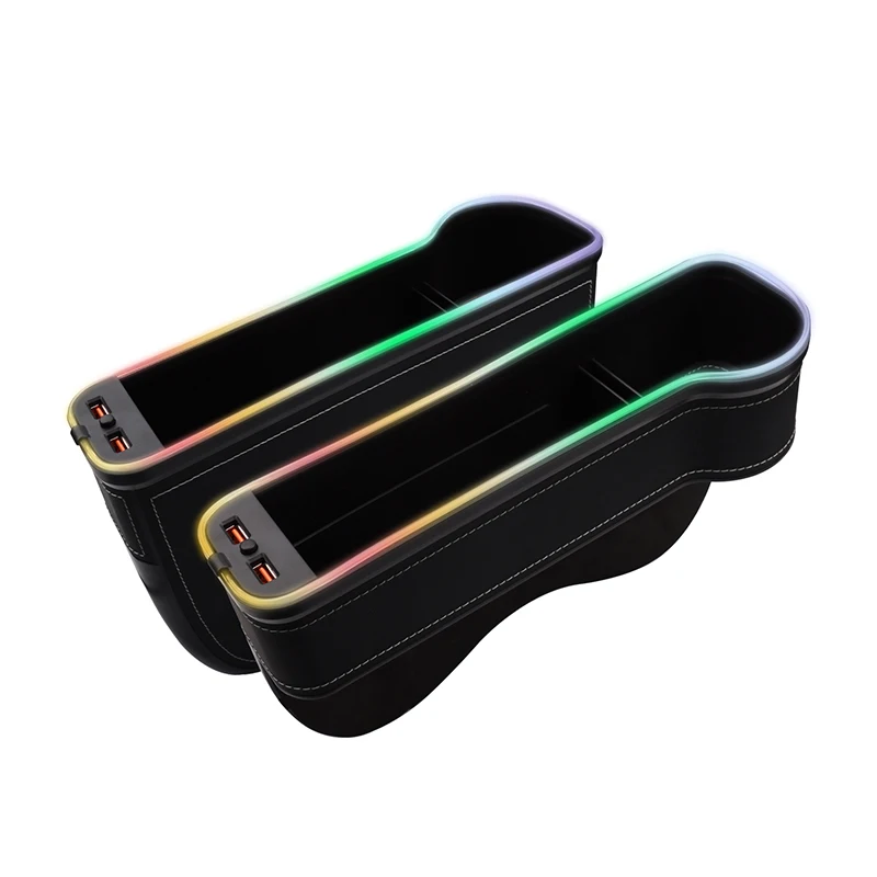 Car Seat Gap Organizer with USB Charger