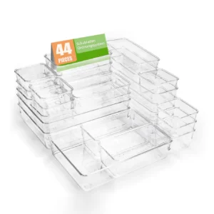 Transparent Drawer Storage Box Set