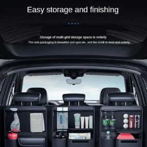 Foldable Car Seat Back Storage Bag