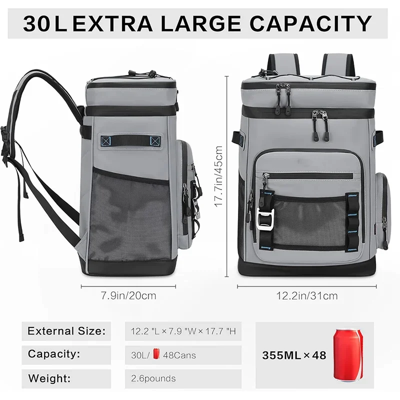 Insulated Cooler Backpack for Outdoor Weekends - Image 6
