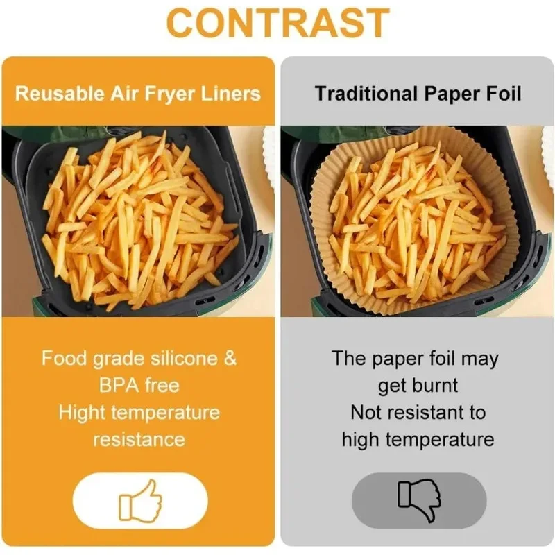 Reusable Silicone Air Fryer Basket - Image 3