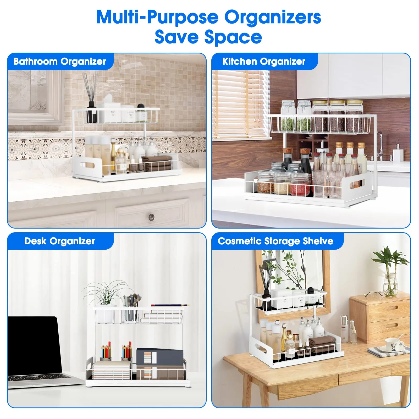 Sliding Under Sink Cabinet Organizer - Image 11