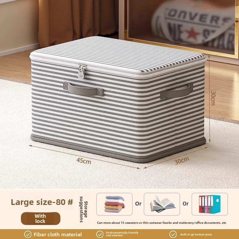 Lockable Foldable Wardrobe Storage Box - Image 6