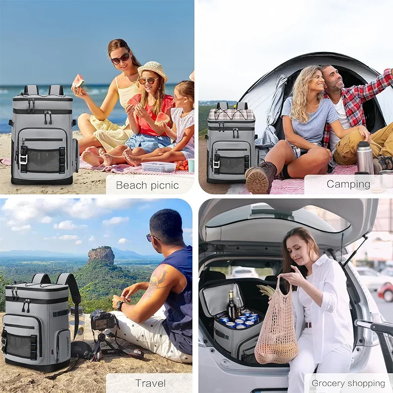 Insulated Cooler Backpack for Outdoor Weekends - Image 4