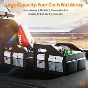 Alternative view of Foldable Car Trunk Storage Tote for Travel