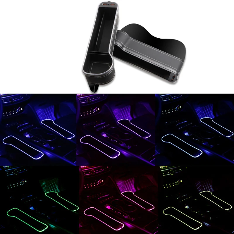 Car Seat Gap Organizer with USB Charger - Image 2