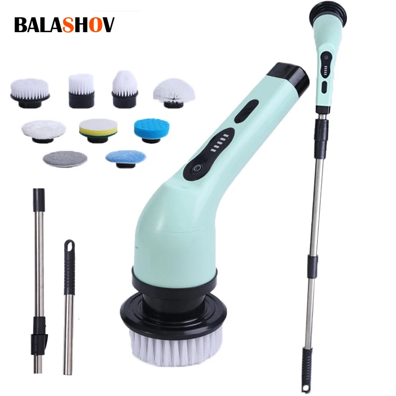 9-in-1 Electric Spin Scrubber for Cleaning