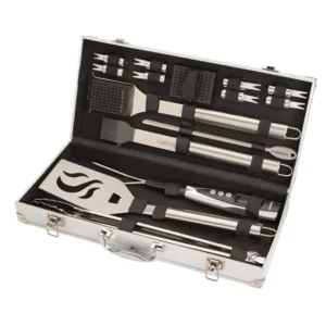 Stainless Steel BBQ Tool Set with Carry Case