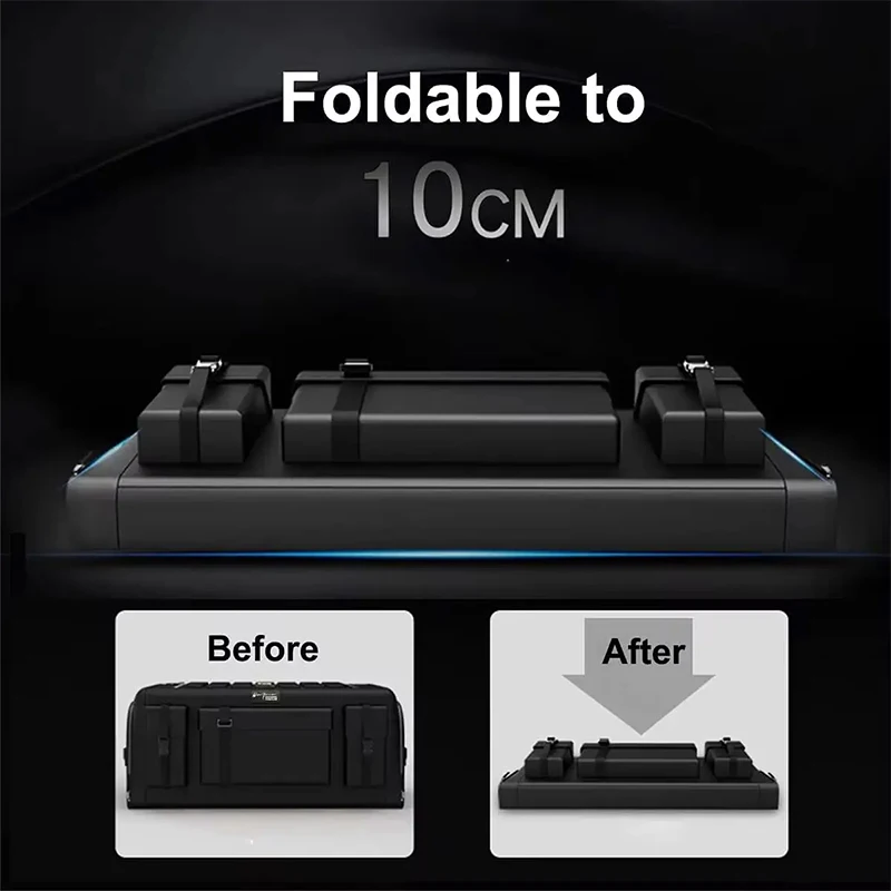 Foldable Car Trunk Storage Box with Lid - Image 3