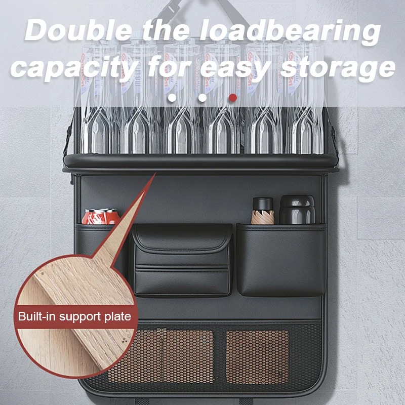 Rear Seat Organizer with Foldable Tray - Image 11