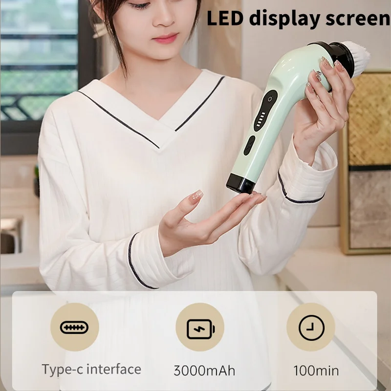 9-in-1 Electric Spin Scrubber for Cleaning - Image 4