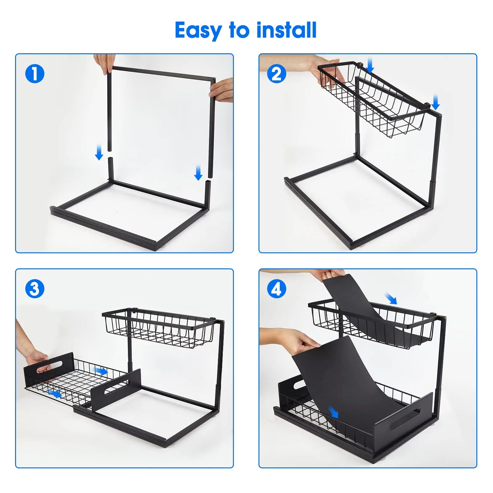 Sliding Under Sink Cabinet Organizer - Image 6