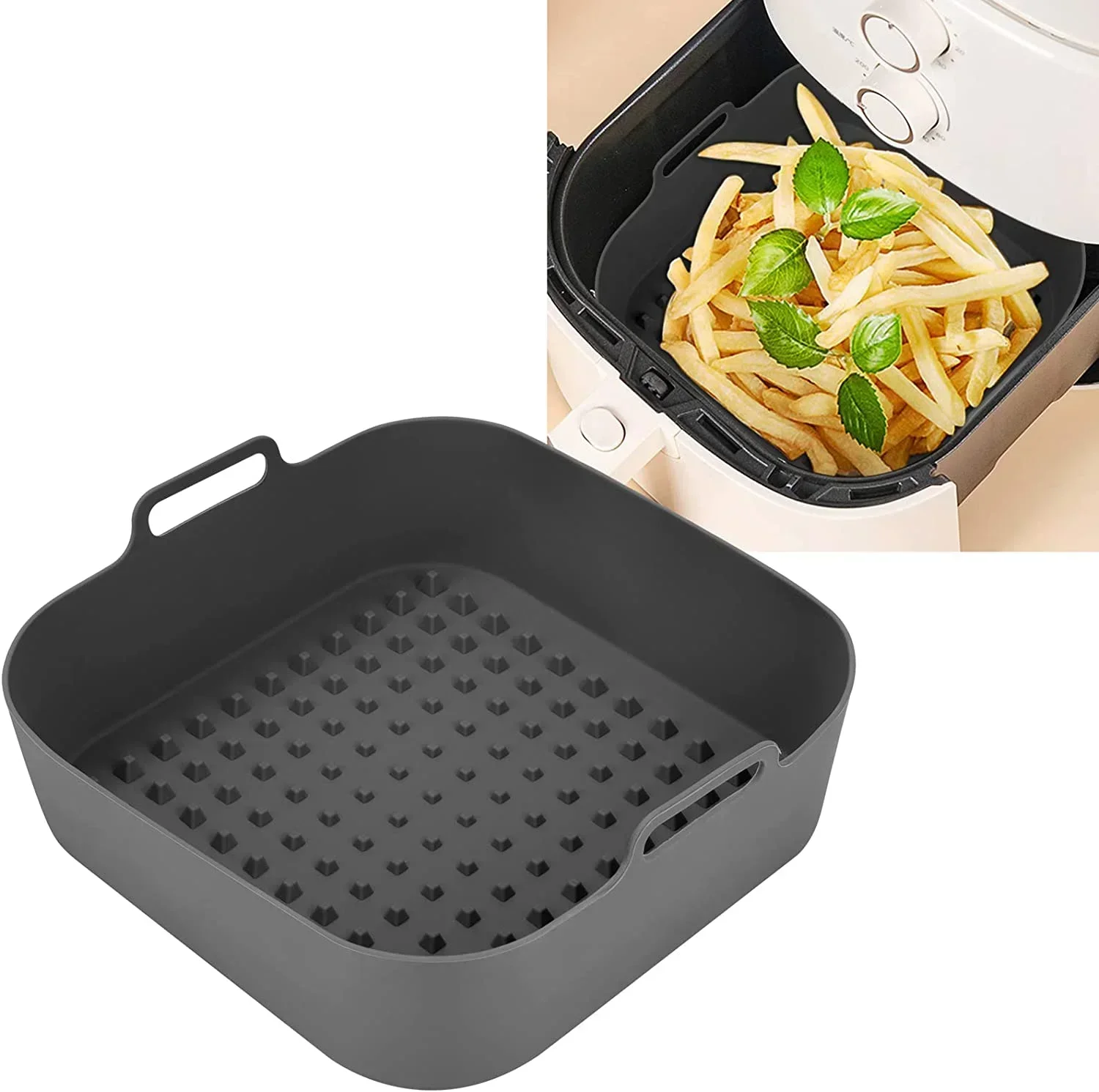 Reusable Silicone Air Fryer Basket - Image 7