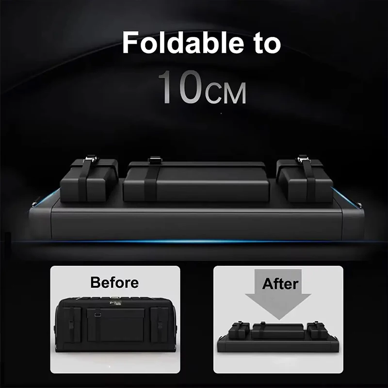 Foldable Car Trunk Storage Box with Lid - Image 11