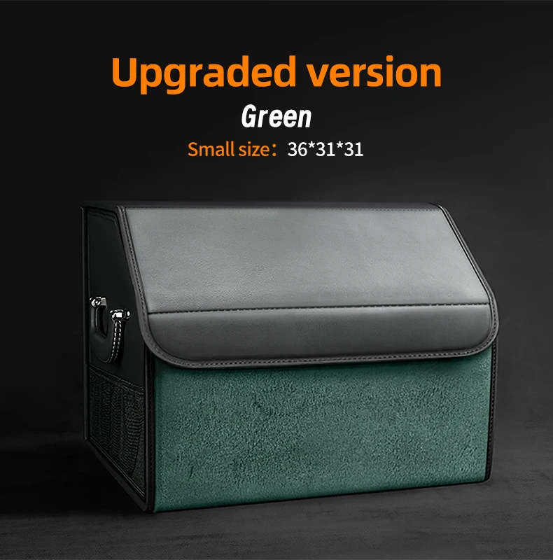 Foldable Leather Car Trunk Organizer - Image 11