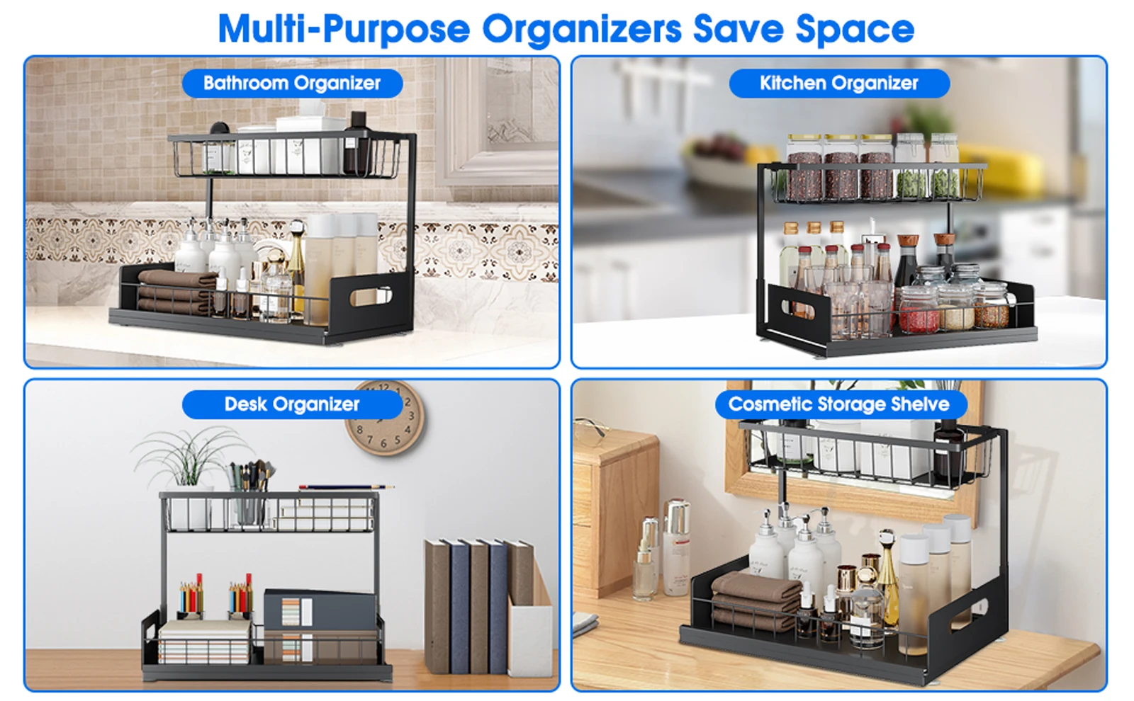 Sliding Under Sink Cabinet Organizer - Image 8