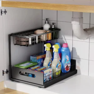Sliding Under Sink Cabinet Organizer