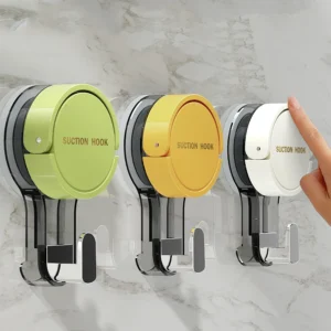 Alternative view of No-Drill Vacuum Suction Wall Hooks