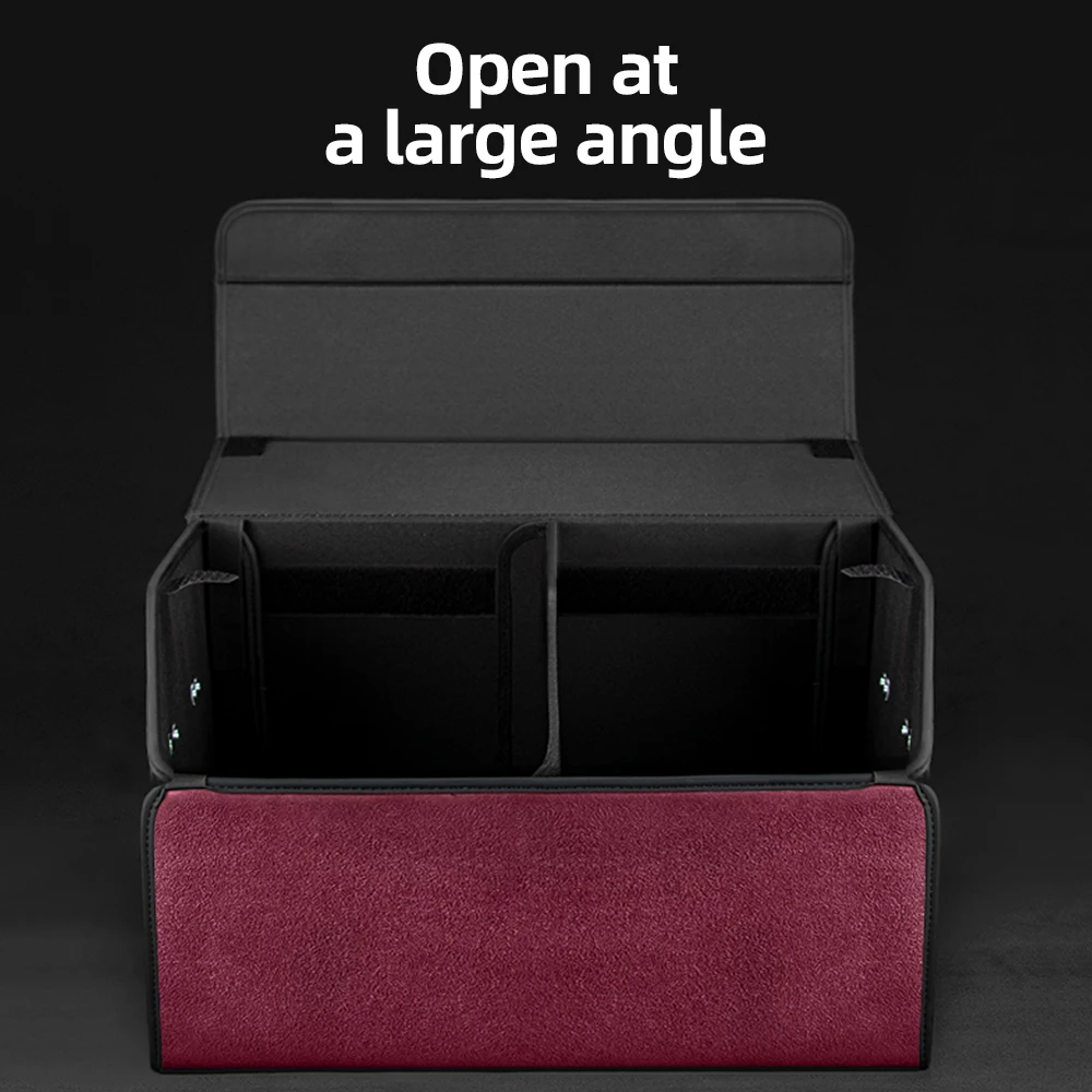 Foldable Leather Car Trunk Organizer - Image 3