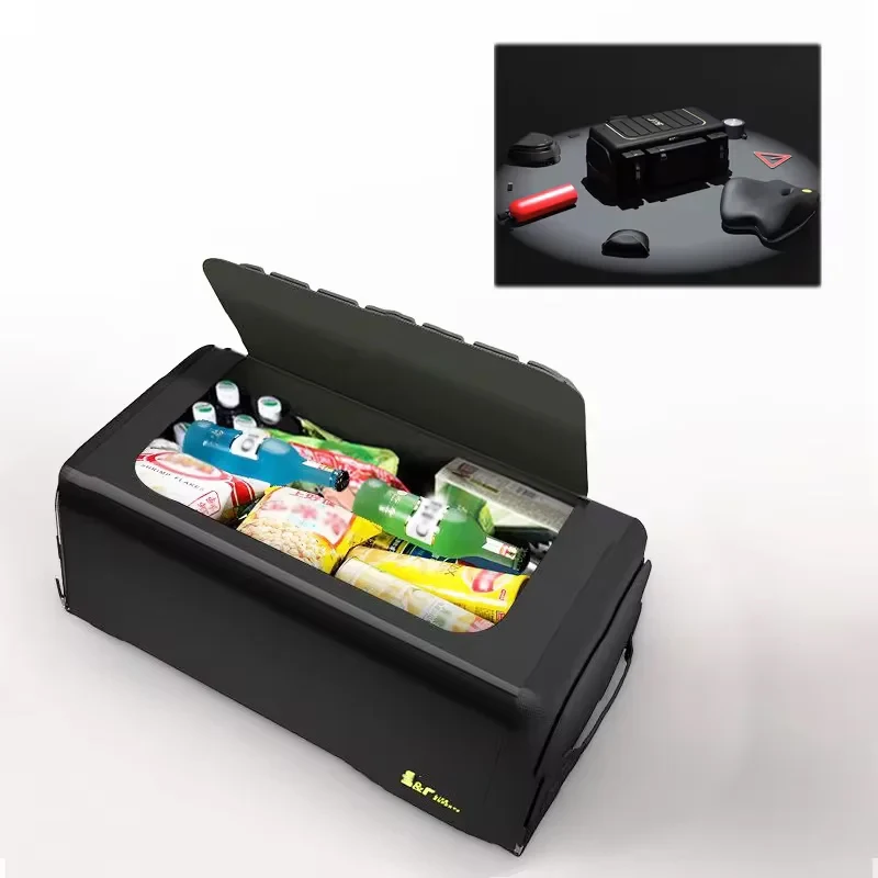 Foldable Car Trunk Storage Box with Lid - Image 13