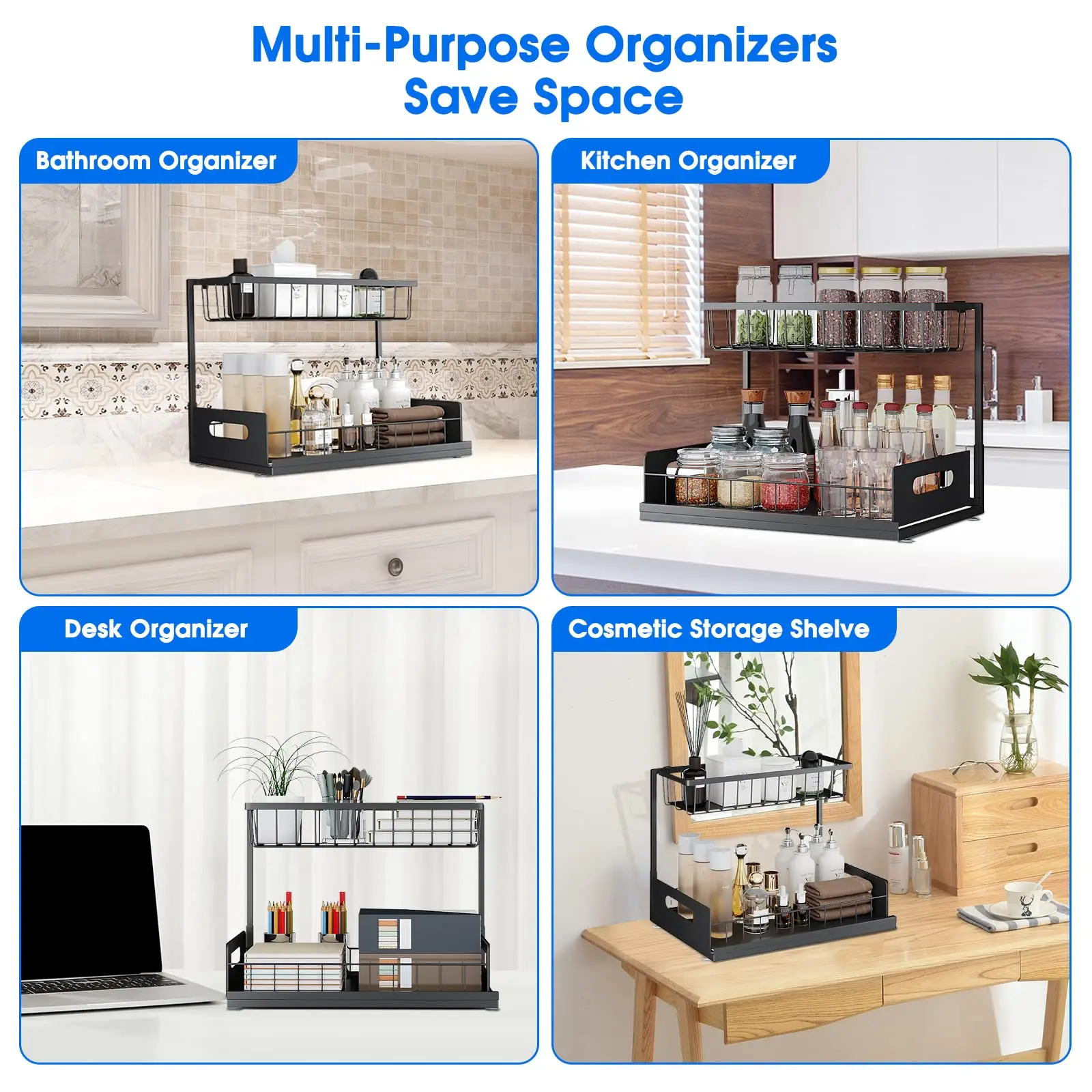 Sliding Under Sink Cabinet Organizer - Image 10