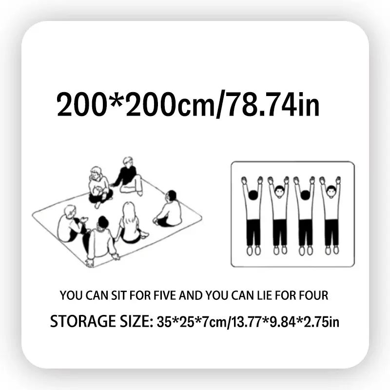 Waterproof Foldable Picnic Mat for Weekends - Image 5