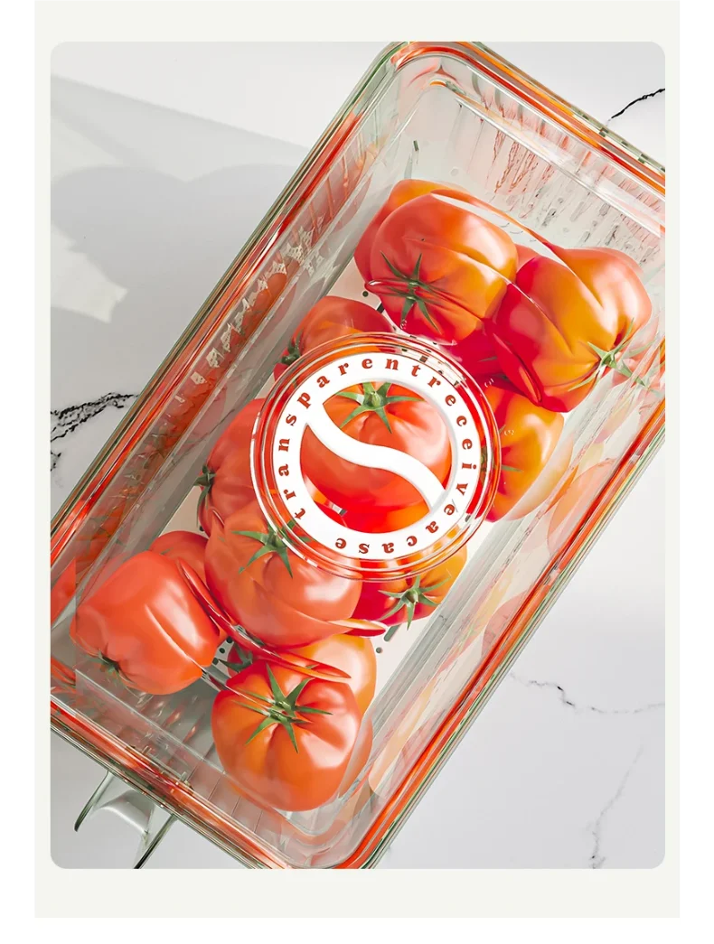 Stackable Fridge Storage Box with Lid - Image 12