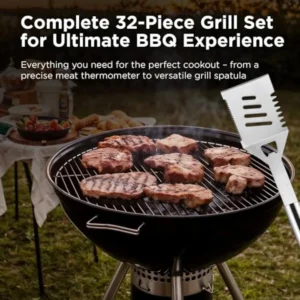Alternative view of Complete BBQ Grill Accessories Set for Braai