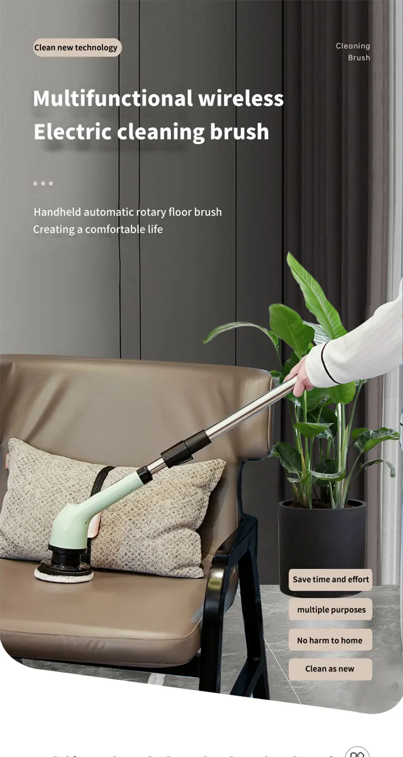 9-in-1 Electric Spin Scrubber for Cleaning - Image 7