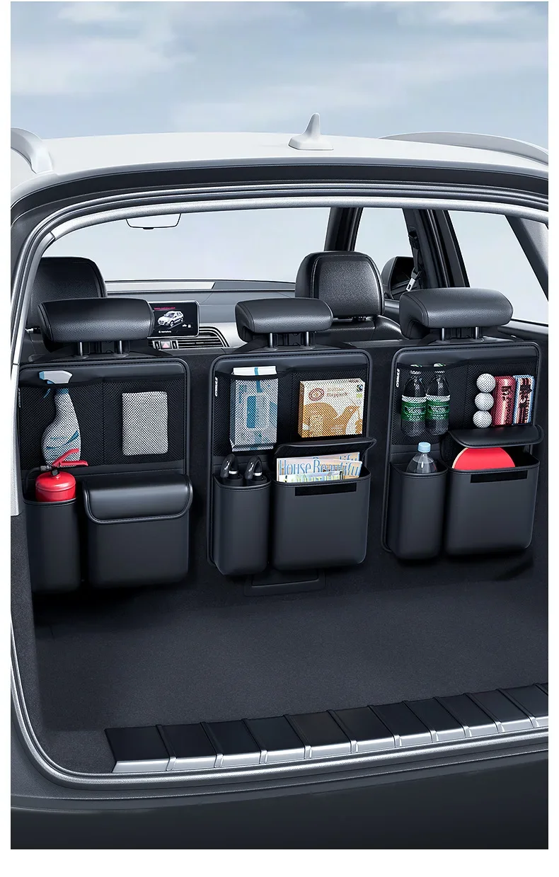 Foldable Car Seat Back Storage Bag - Image 3